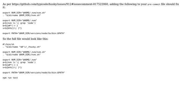 VSCODE & GitHub Desktop pre-commit hook: npx: command not found (8 Solutions!!) смотреть онлайн