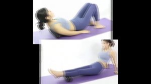 Ролик массажный вибрационный / Массажный ролик с вибрацией / Ролик массажный для йоги