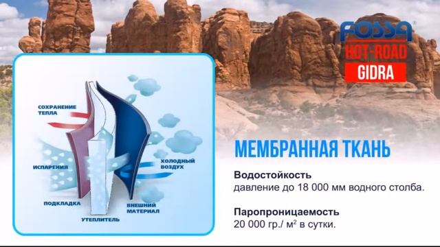 FOSSA GIDRA - Летний влагозащищенный костюм из мембранной ткани смотреть онлайн