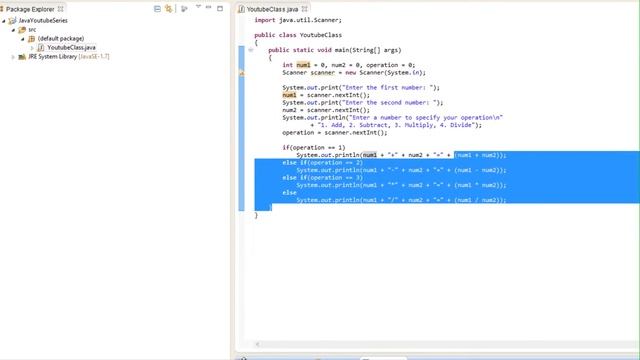 Java Made Easy Tutorial 12 - Calculator [Part 1] смотреть онлайн