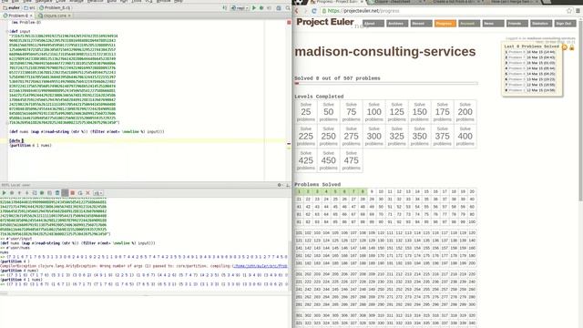 Project Euler - Problem 8 - Redone using (partition) and (max)