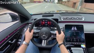 2021 Mercedes Benz S Class S500 W223 POV Test Drive by DriveMaTe