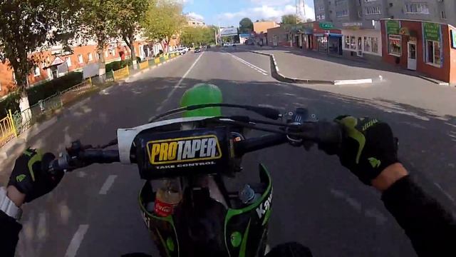 Эндуро на заднем. Луховицы - Коломна. смотреть онлайн