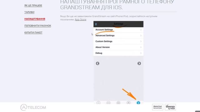 Настройка услуги atelecom.biz смотреть онлайн