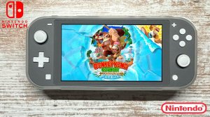 Donkey Kong Country: Tropical Freeze Nintendo Switch Lite Gameplay