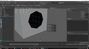 #1 Maya Autodesk Как быстро сделать круглое отверстие в геометрии Create round hole in geometry