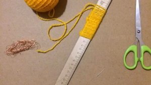 Мастер -класс  из шерстяных ниток . Цветы  " Ирисы"