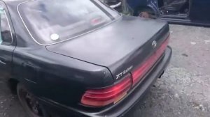 Видео-тест автомобиля Toyota Camry (серо-синий, SV30-0173812, 4S-FE, 1994г)