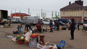 Стерлитамак. Центральный рынок. Мясо. Фрукты. Рыба морская и речная.