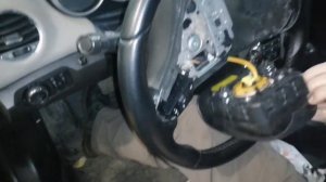 Снять подушку безопасности Chevrolet Cruze