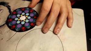 How To Paint Dot Mandalas #15 Carousel Wood Magnet