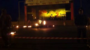 Fire-show на Лагерном