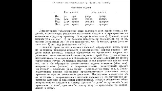 Табасаранский язык