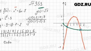№ 353 - Алгебра 9 класс Мерзляк