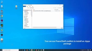 How to Install Appx/EAppx or AppxBundle Windows 10 Apps using Powershell