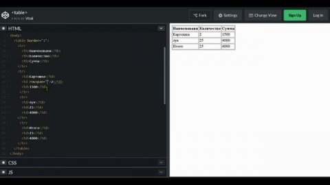 #8. Уроки HTML. Как создать таблицу в HTML5