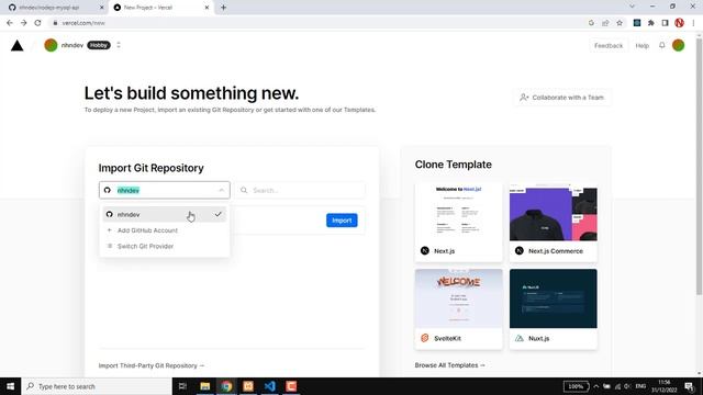 Deploy Node (ExpressJS) MySQL on Vercel