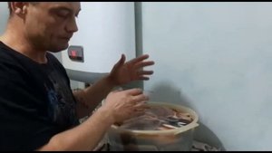 Процесс засолки и сушка рыбы Красноперка - Угай