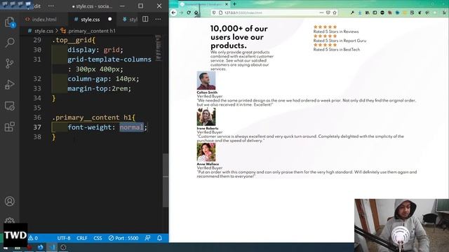Social Proof Section | Frontend Mentor Challenge | #frontendmentor