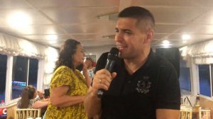 Ильнар Гильманшин на легендарном теплоходе Чайка с хорошей песней .