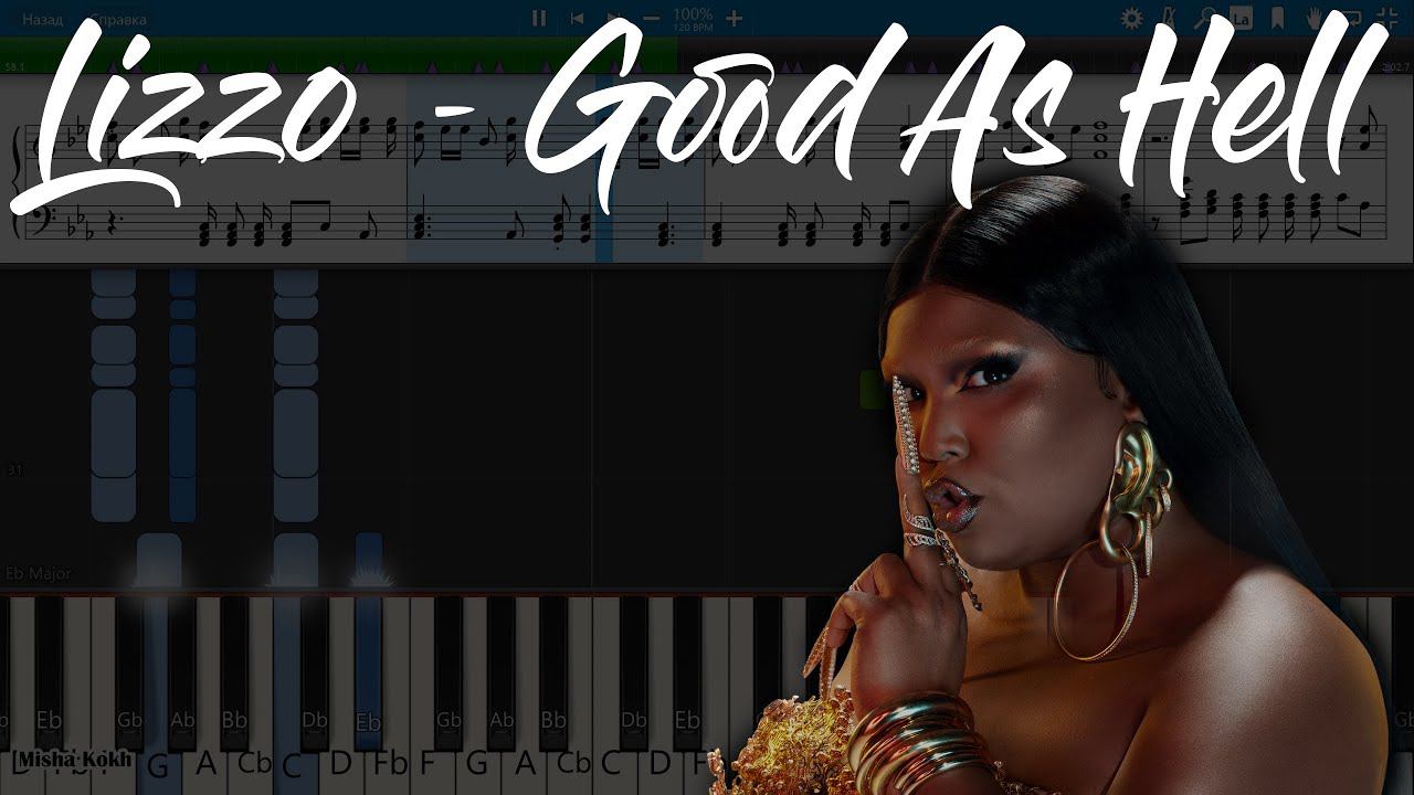 Lizzo - Good As Hell [Piano Tutorial | Sheets | MIDI] Synthesia смотреть онлайн