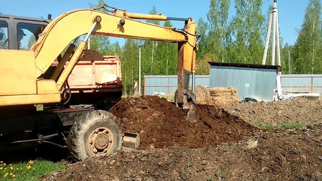 погрузка перегноя и культивация