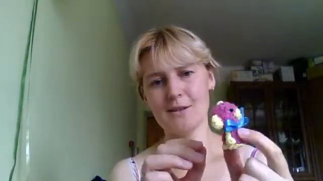 Розовая мышка амигуруми, связанная крючком