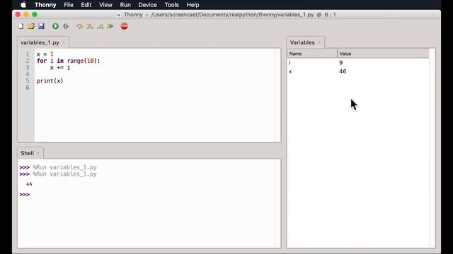 Step Through Python Scripts With Thonny смотреть онлайн