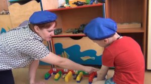 Занятие в старшей группе компенсирующей направленности.