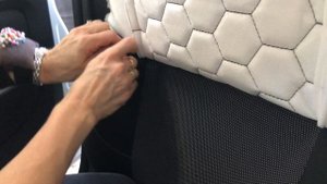 Подшив чехлов LaZebra