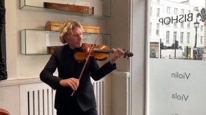 2019 Buccellé Stradivari Model Violin Demonstration | Bishop Instruments and Bows