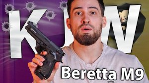 Страйкбольный пистолет KJW Beretta M9 (6 мм, GBB, CO2) видео обзор