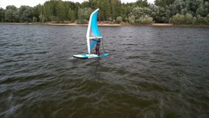 Надувная доска skatinger с парусом, доска для виндсерфинга с парусом