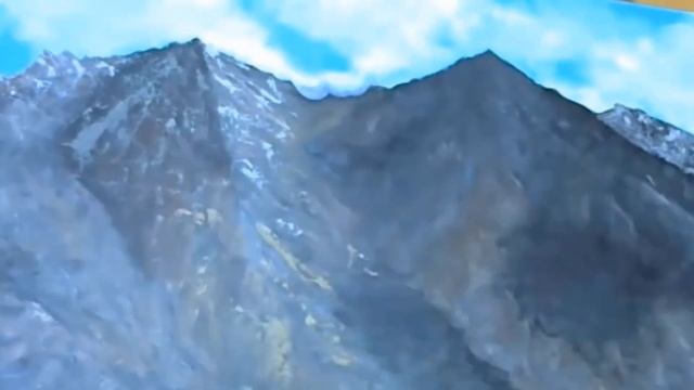 Как нарисовать горы 8.  Уроки для начинающих художников.  Лидия Иванова