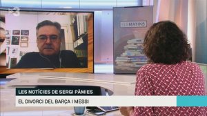 Sergi Pàmies: "El silenci de Messi és un greu error" - Els Matins