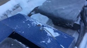 Запуск мотособаки в -28, двигатель 15 л/с