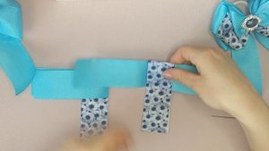 Бантики из репсовой ленты 4 см.