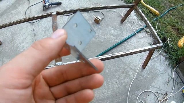 Скамейка из профильной трубы. Часть I: каркас. смотреть онлайн