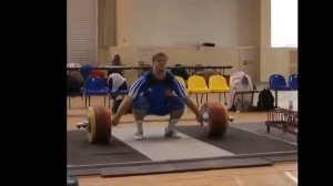 Тяжёлая атлетика. Дмитрий Лапиков . Рывок 215 кг. Тренировка
