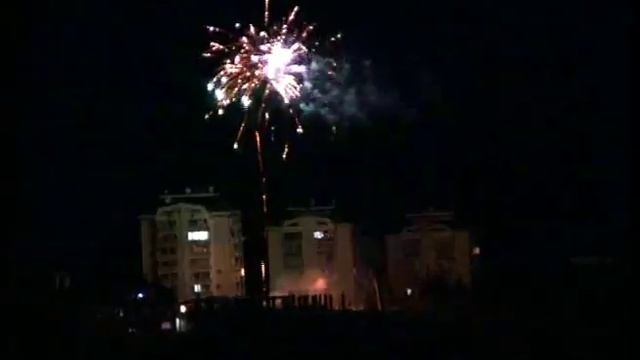Новогодняя Алушта. Салюты