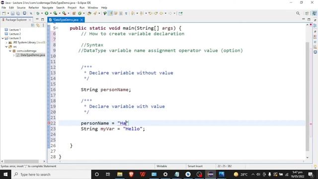 Java Tutorial | Java Data Types | Java Variables in java programming