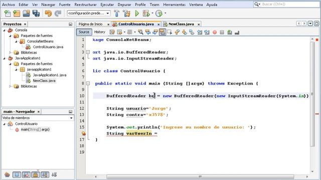 Entrada de datos en Java a través de la libreria java.io.BufferedReader en la Consola de NetBeans смотреть онлайн
