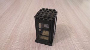 Как сделать телефонную будку из Lego.