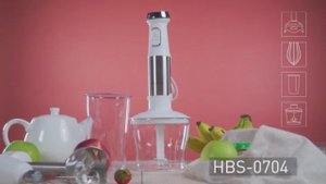 Vekta HBS-0704 погружной блендер 3 в 1_ венчик, чоппер, блендер + мерный стакан..mp4