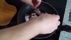 Рис с беконом по азиатски