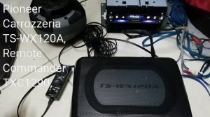 Pioneer Carrozzeria TS-WX120A ||Remote Commander TXC1290||Player MVH-7500SC