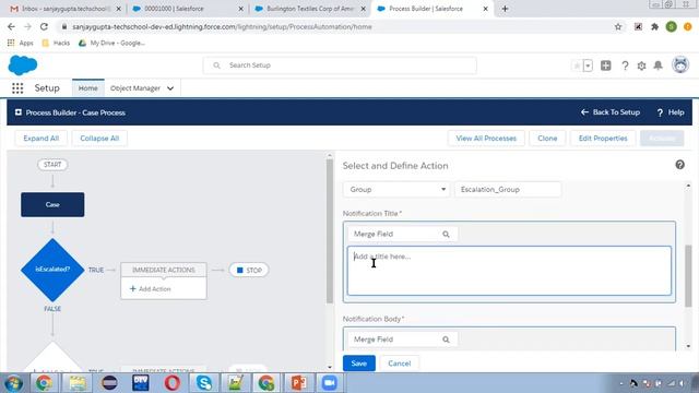 19 Send Custom Notifications through Process Builder in Salesforce | Salesforce Training Videos