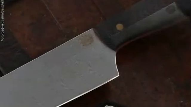 Товарищество Завьялова кухонный нож Шеф средний Н-57 (дамаск Зладинокс, G10) смотреть онлайн