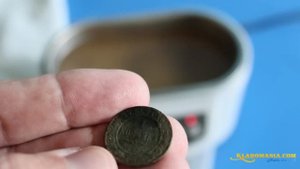 Чистка монет. Ультразвуковая ванна. Кладомания // Cleaning coins. Ultrasonic bath