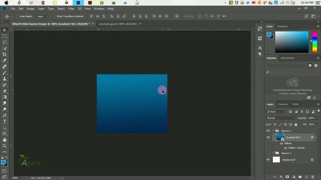 300x250 Web Banner Design - Photoshop Tutorial смотреть онлайн